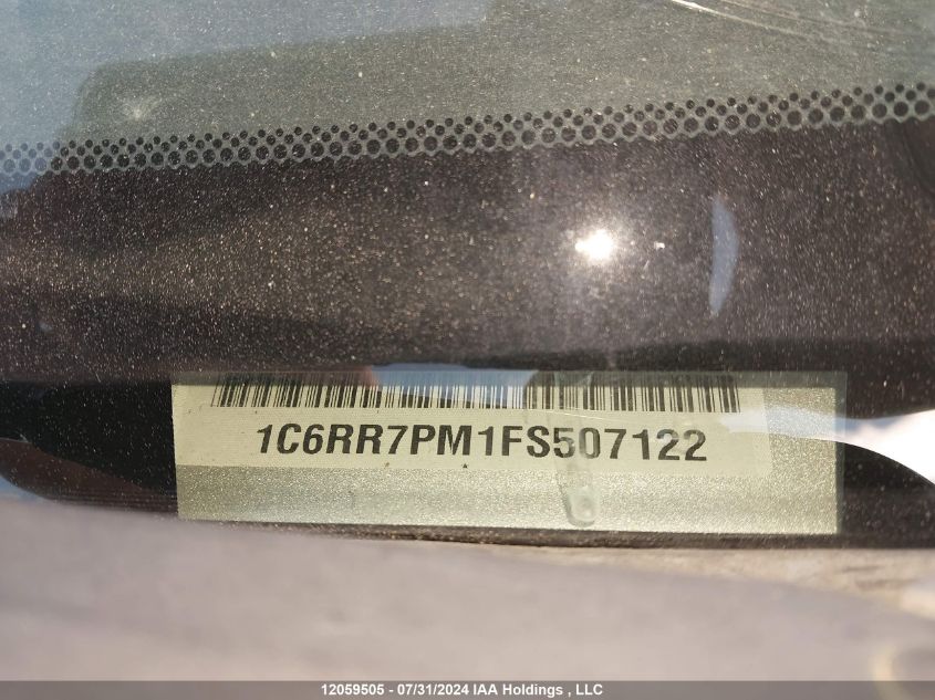 2015 Ram 1500 Longhorn VIN: 1C6RR7PM1FS507122 Lot: 12059505