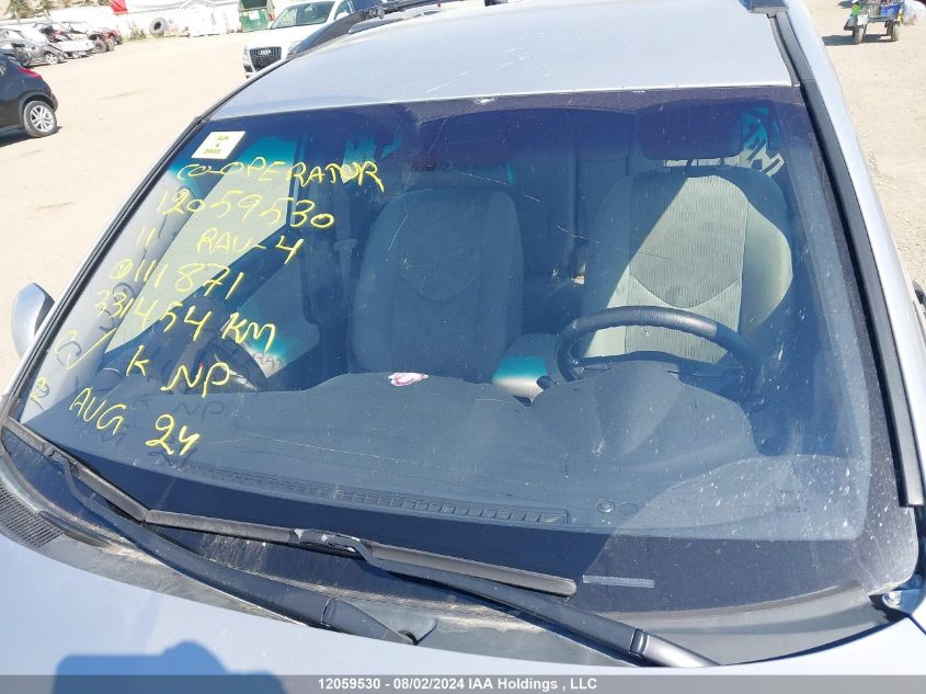 2011 Toyota Rav4 VIN: 2T3BF4DV1BW111871 Lot: 12059530