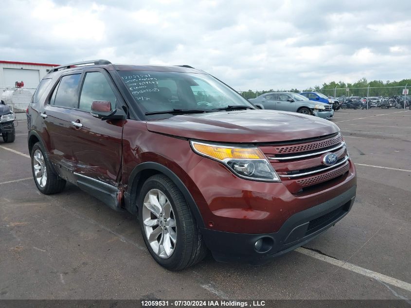 2015 Ford Explorer Limited VIN: 1FM5K8F88FGB99483 Lot: 12059531