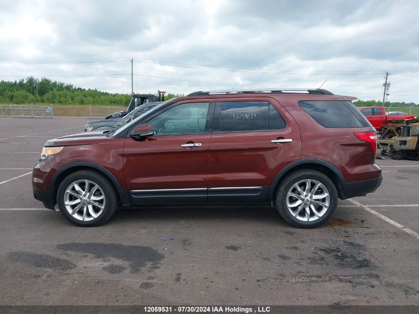 2015 Ford Explorer Limited VIN: 1FM5K8F88FGB99483 Lot: 12059531