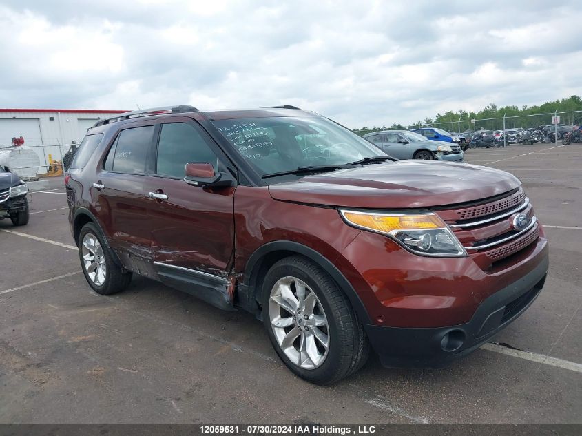 2015 Ford Explorer Limited VIN: 1FM5K8F88FGB99483 Lot: 12059531