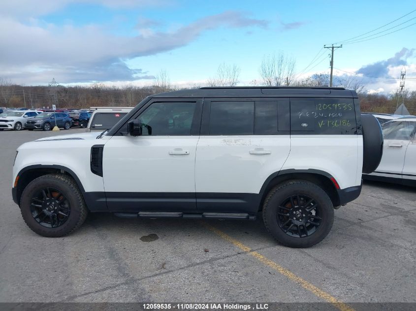 2023 Land Rover Defender 110 VIN: SALEJ7EX4P2136186 Lot: 12059535