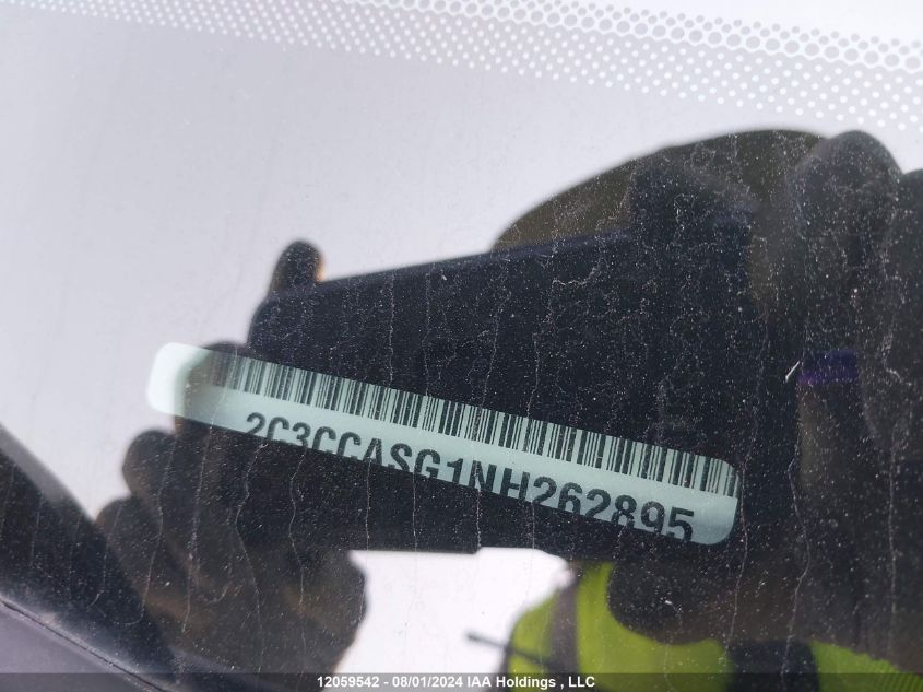 2022 Chrysler 300 Touring L VIN: 2C3CCASG1NH262895 Lot: 12059542