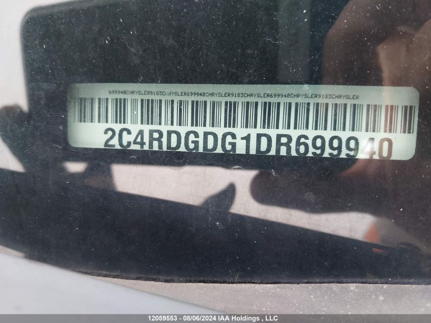 2013 Dodge Grand Caravan Crew VIN: 2C4RDGDG1DR699940 Lot: 12059553