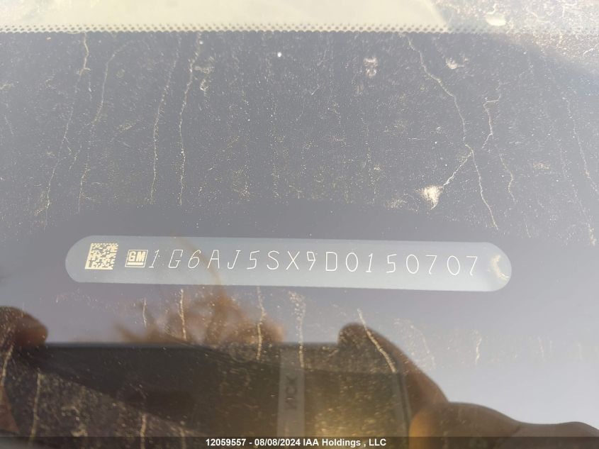2013 Cadillac Ats VIN: 1G6AJ5SX9D0150707 Lot: 12059557