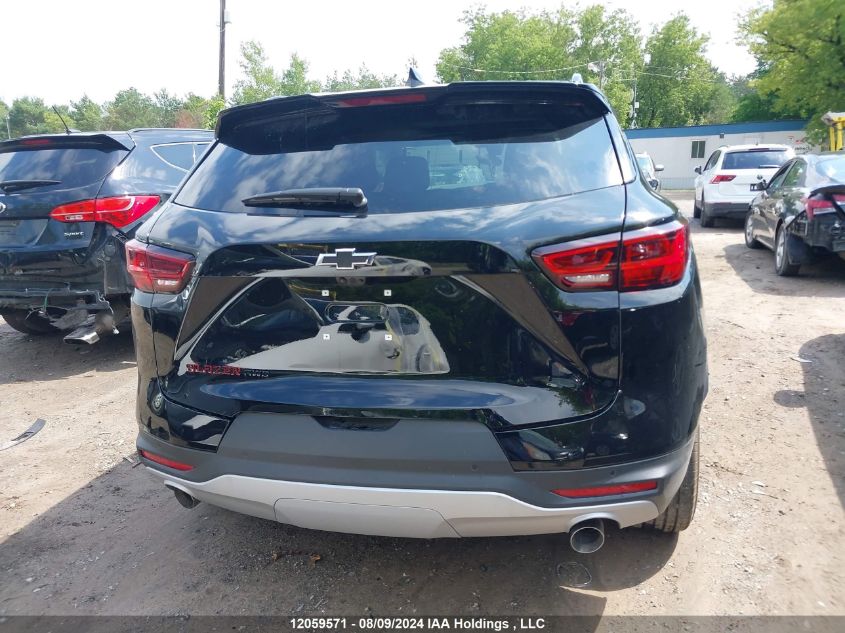 2024 Chevrolet Blazer VIN: 3GNKBJRS4RS255163 Lot: 12059571