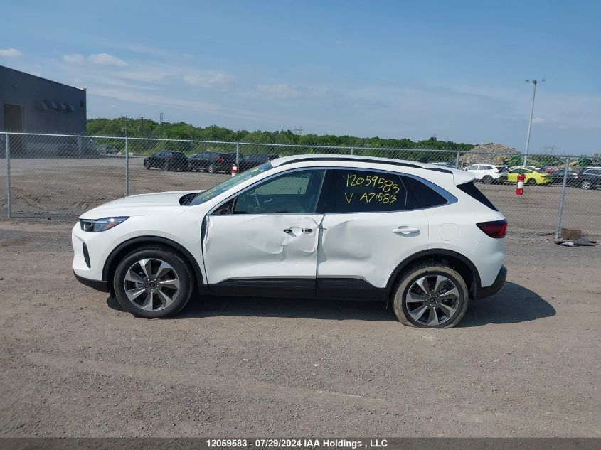 2024 Ford Escape Platinum VIN: 1FMCU9JA9RUA71583 Lot: 12059583