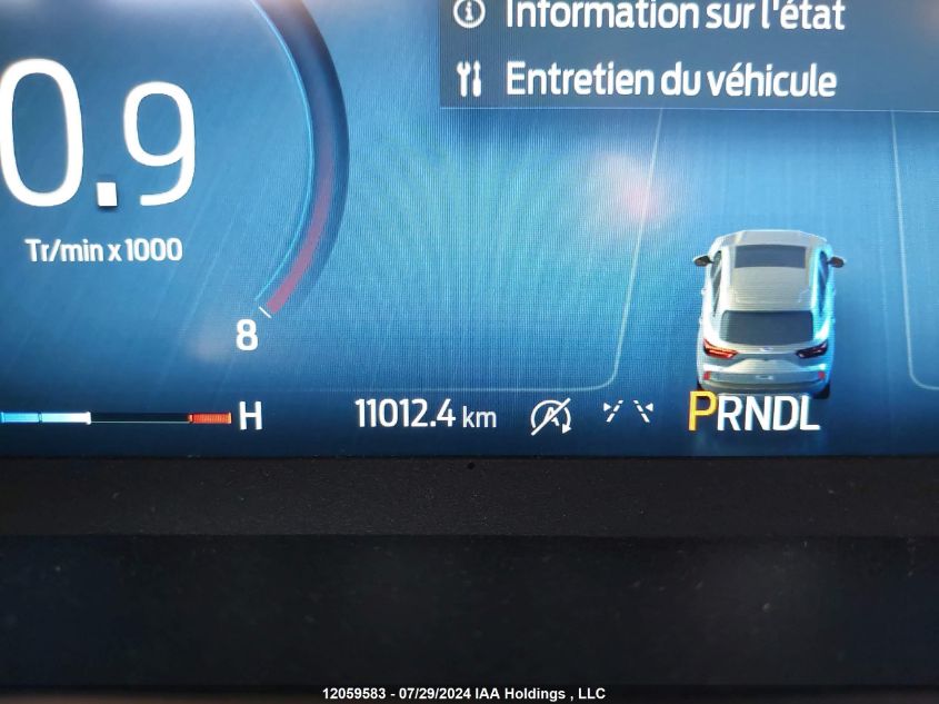 2024 Ford Escape Platinum VIN: 1FMCU9JA9RUA71583 Lot: 12059583