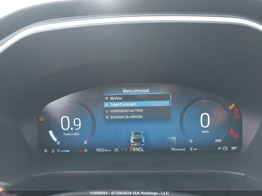 2024 Ford Escape Platinum VIN: 1FMCU9JA9RUA71583 Lot: 12059583