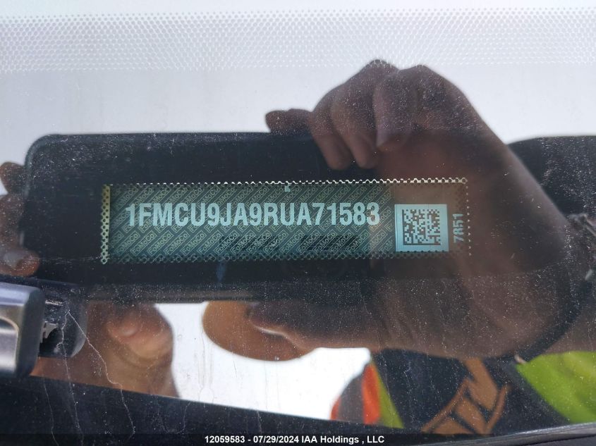 2024 Ford Escape Platinum VIN: 1FMCU9JA9RUA71583 Lot: 12059583