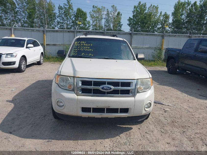 2011 Ford Escape Xlt Automatic VIN: 1FMCU0D74BKB75654 Lot: 12059603