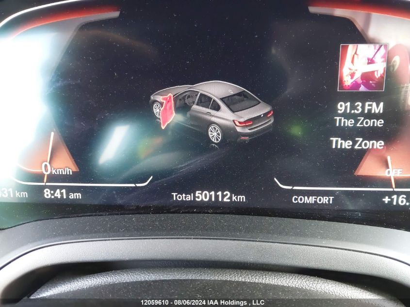 2022 BMW 3 Series VIN: 3MW5R7J05N8C73741 Lot: 12059610