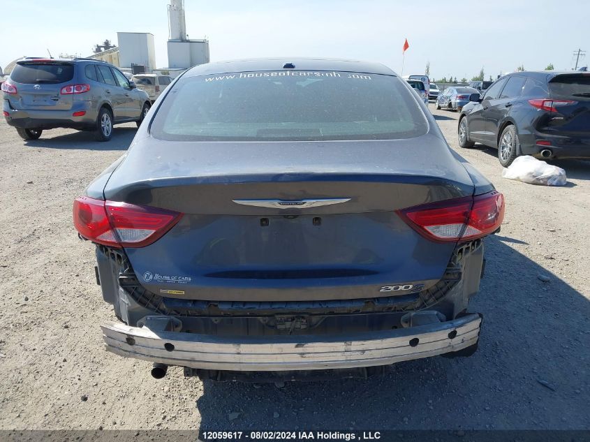 2015 Chrysler 200 S VIN: 1C3CCCBG9FN718324 Lot: 12059617