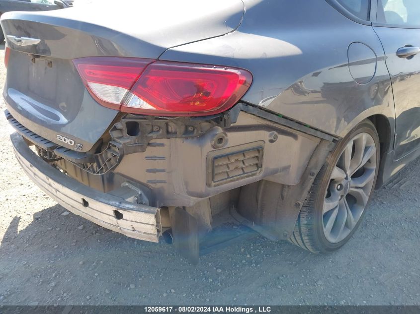 2015 Chrysler 200 S VIN: 1C3CCCBG9FN718324 Lot: 12059617