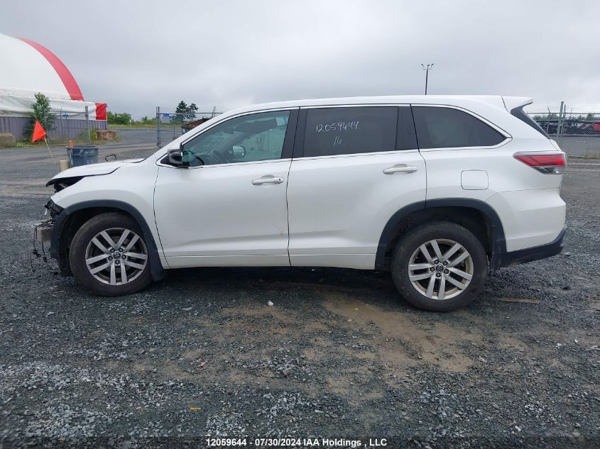 2016 Toyota Highlander Le/Le Plus VIN: 5TDBKRFH2GS293346 Lot: 12059644