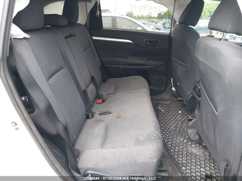 2016 Toyota Highlander Le/Le Plus VIN: 5TDBKRFH2GS293346 Lot: 12059644