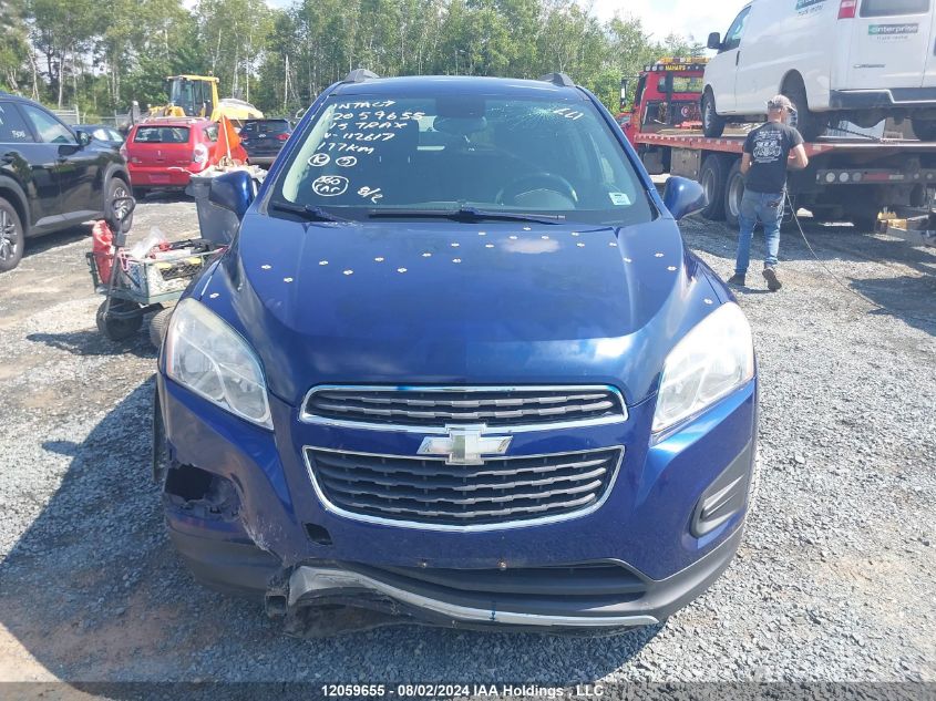 2015 Chevrolet Trax VIN: 3GNCJRSB7FL112617 Lot: 12059655