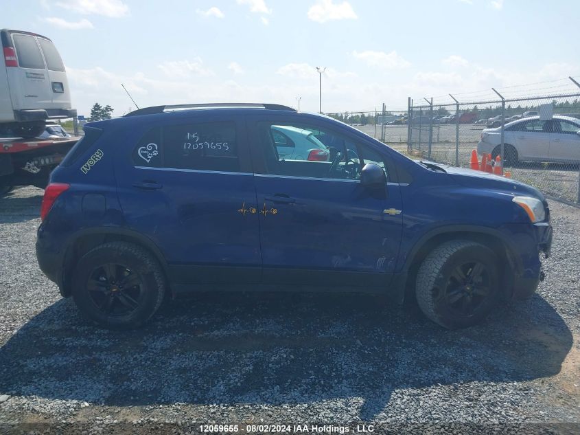 2015 Chevrolet Trax VIN: 3GNCJRSB7FL112617 Lot: 12059655