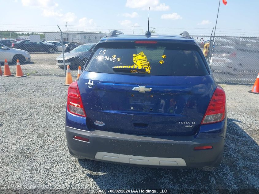 2015 Chevrolet Trax VIN: 3GNCJRSB7FL112617 Lot: 12059655
