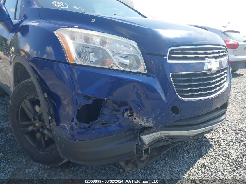 2015 Chevrolet Trax VIN: 3GNCJRSB7FL112617 Lot: 12059655