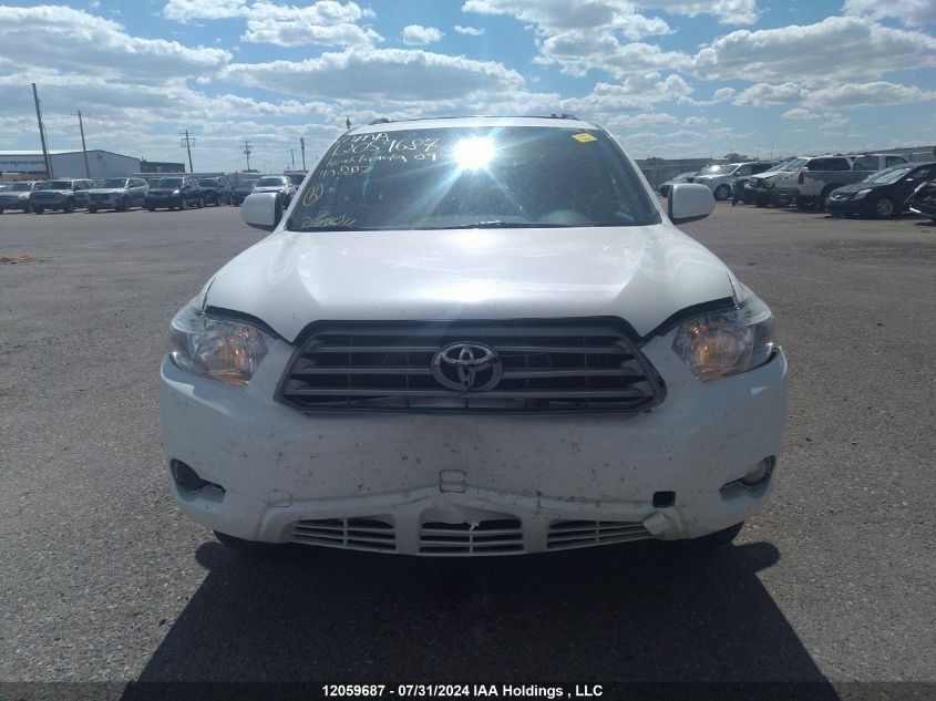 2009 Toyota Highlander VIN: JTEES44A592110887 Lot: 12059687