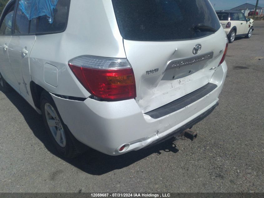 2009 Toyota Highlander VIN: JTEES44A592110887 Lot: 12059687