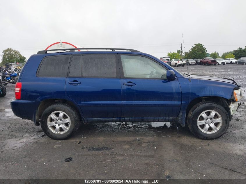 2003 Toyota Highlander VIN: JTEHF21AX30103933 Lot: 12059701