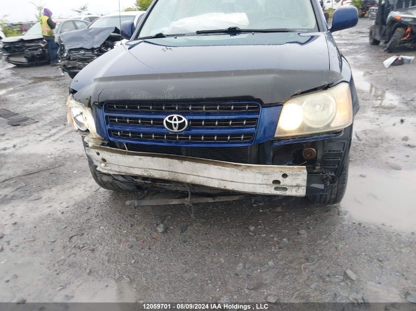 2003 Toyota Highlander VIN: JTEHF21AX30103933 Lot: 12059701