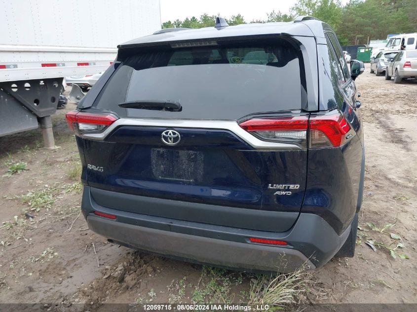 2020 Toyota Rav4 Limited VIN: 2T3D1RFV0LW106695 Lot: 12059715