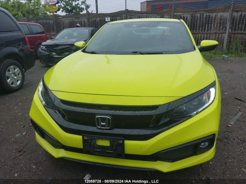 2019 Honda Civic Sport VIN: 2HGFC4B89KH400330 Lot: 12059725