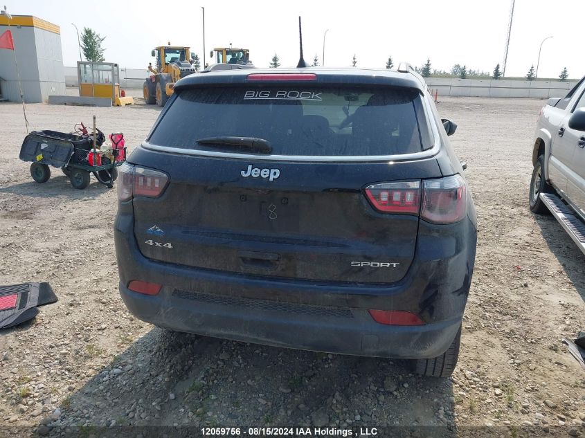 2021 Jeep Compass Sport VIN: 3C4NJDAB6MT569857 Lot: 12059756