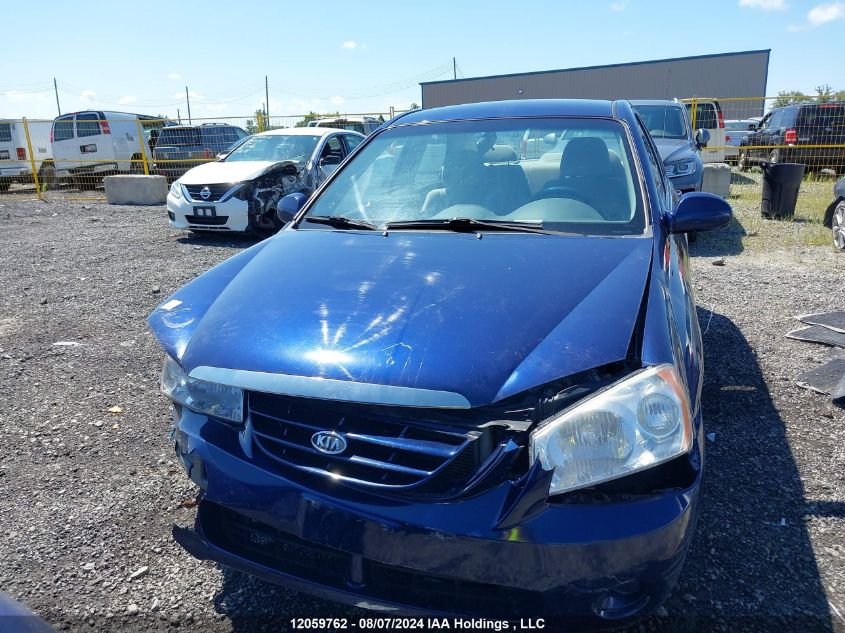 2006 Kia Spectra VIN: KNAFE121365219969 Lot: 12059762