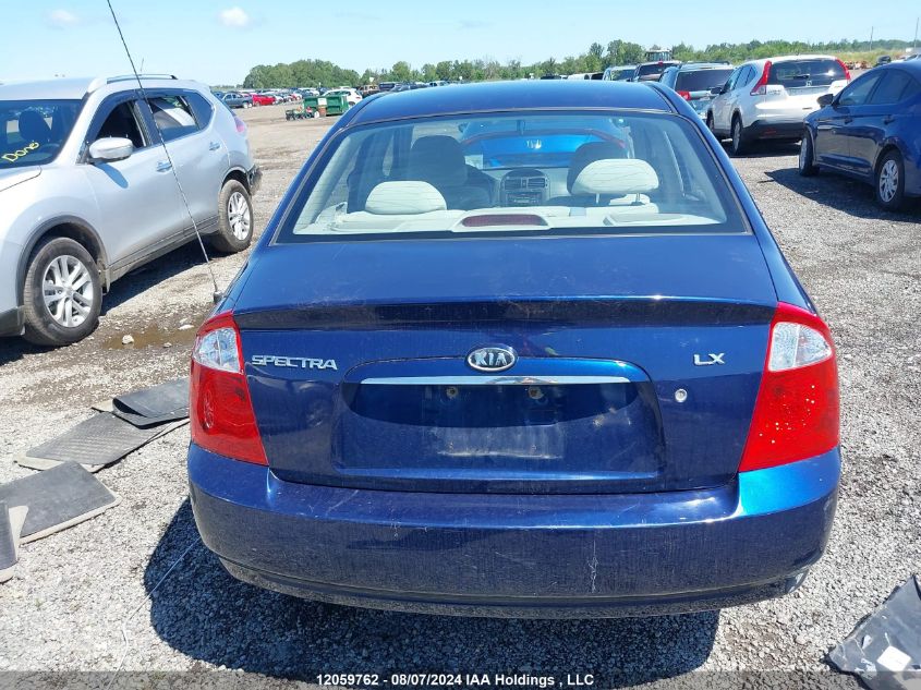 2006 Kia Spectra VIN: KNAFE121365219969 Lot: 12059762