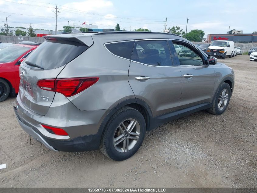 2017 Hyundai Santa Fe Sport VIN: 5NMZUDLB9HH050522 Lot: 12059778