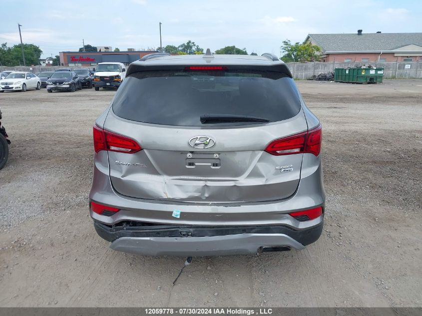 2017 Hyundai Santa Fe Sport VIN: 5NMZUDLB9HH050522 Lot: 12059778