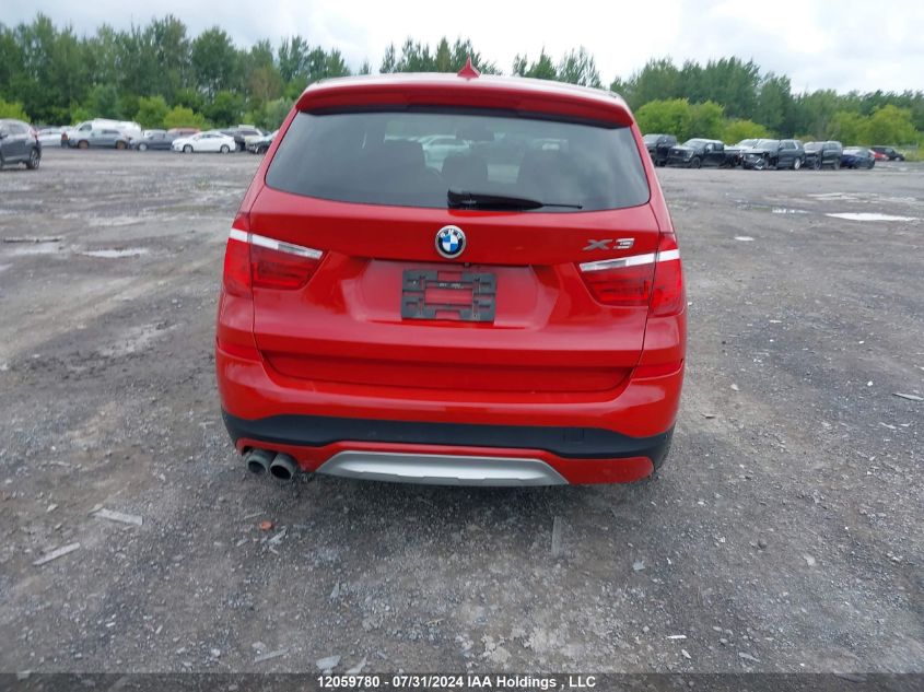 2015 BMW X3 xDrive28I VIN: 5UXWX9C51F0D44593 Lot: 12059780