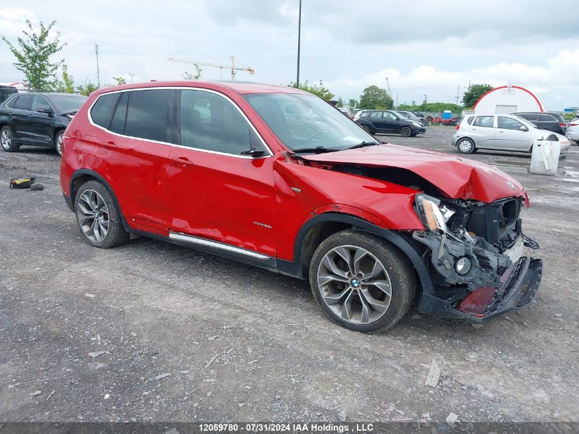 2015 BMW X3 xDrive28I VIN: 5UXWX9C51F0D44593 Lot: 12059780