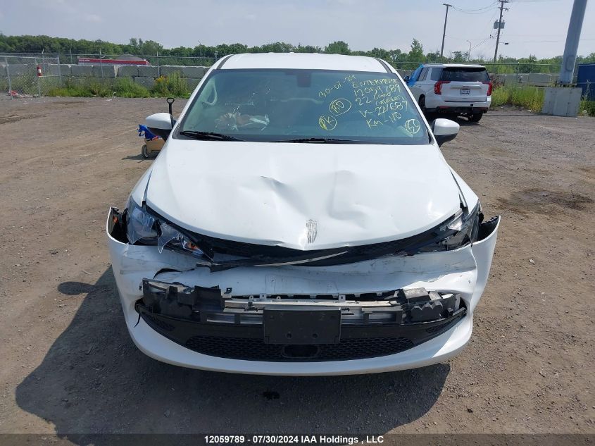 2022 Chrysler Grand Caravan Sxt VIN: 2C4RC1ZG1NR221687 Lot: 12059789