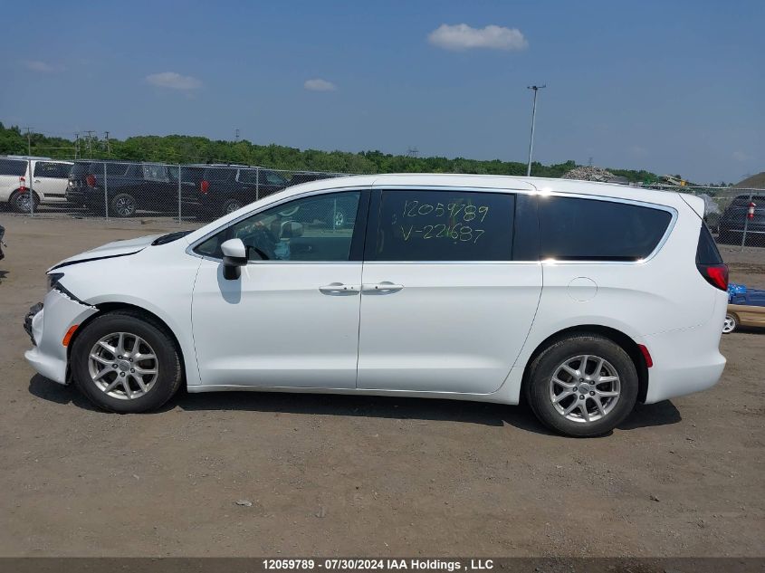 2022 Chrysler Grand Caravan Sxt VIN: 2C4RC1ZG1NR221687 Lot: 12059789