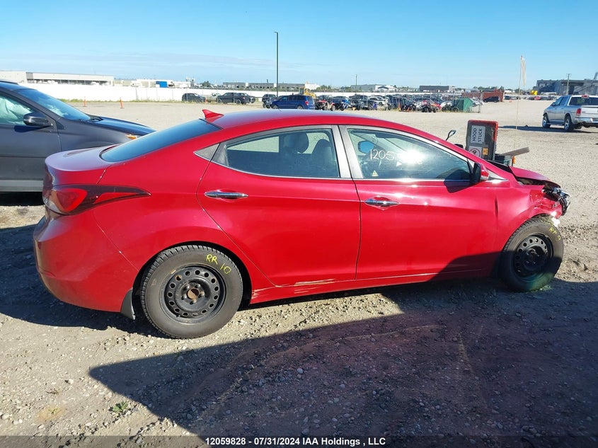 2014 Hyundai Elantra Limited VIN: KMHDH4AH1EU185175 Lot: 12059828
