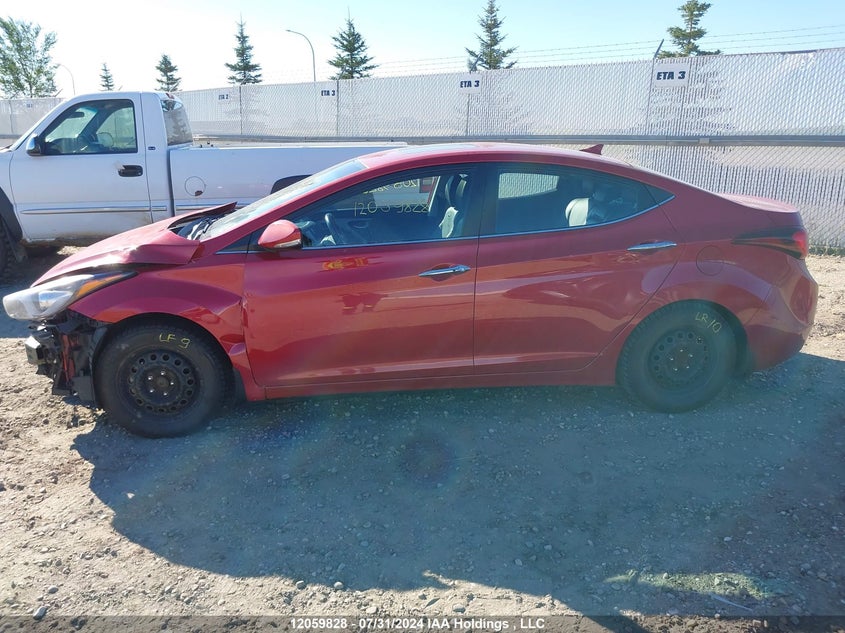 2014 Hyundai Elantra Limited VIN: KMHDH4AH1EU185175 Lot: 12059828