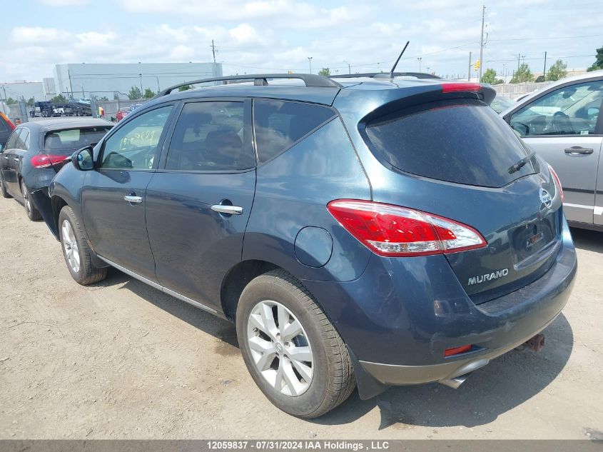 JN8AZ1MW0CW235812 2012 Nissan Murano S/Sl/Le