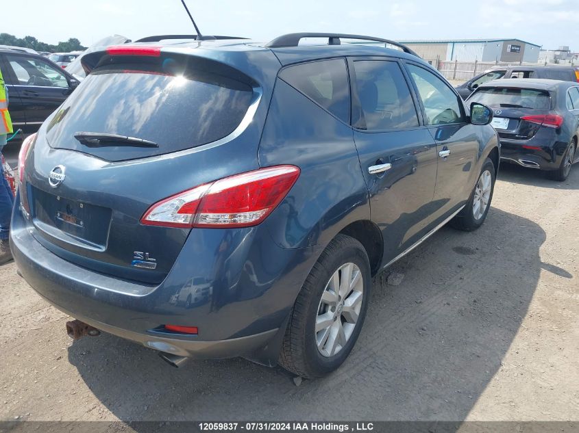 JN8AZ1MW0CW235812 2012 Nissan Murano S/Sl/Le