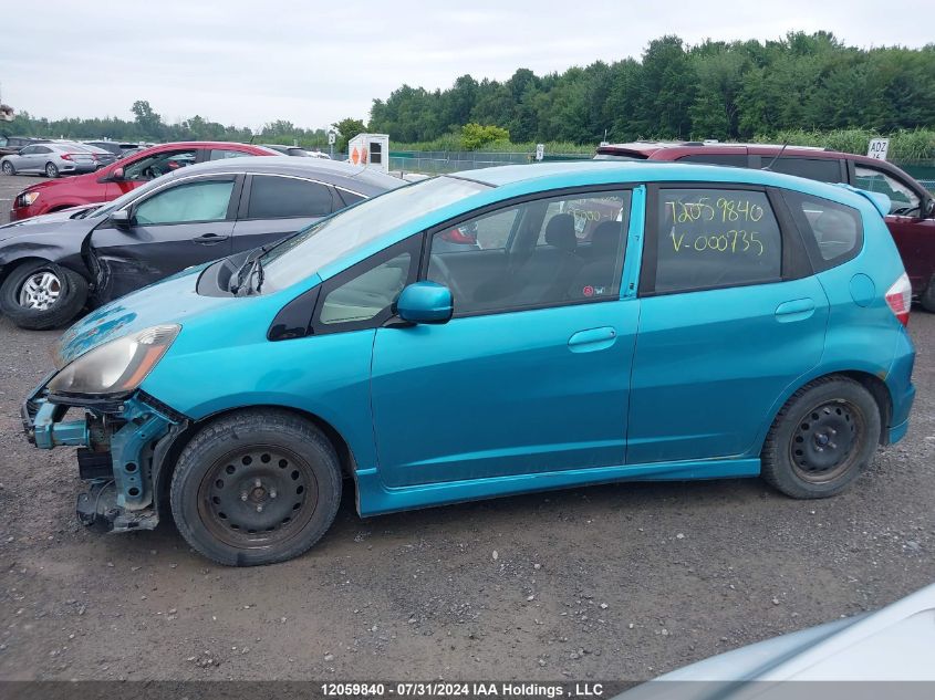 LUCGE8H7XE3000735 2014 Honda Fit