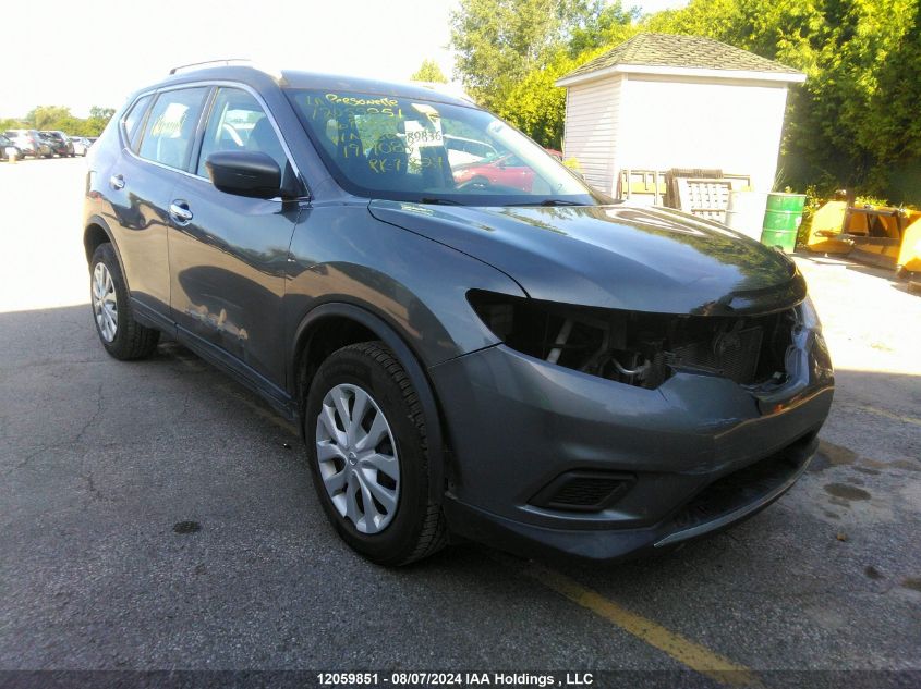 2016 Nissan Rogue S/Sl/Sv VIN: 5N1AT2MV4GC860372 Lot: 12059851