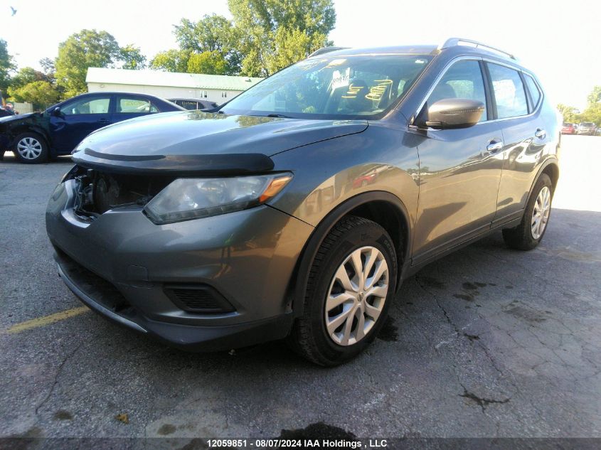 2016 Nissan Rogue S/Sl/Sv VIN: 5N1AT2MV4GC860372 Lot: 12059851