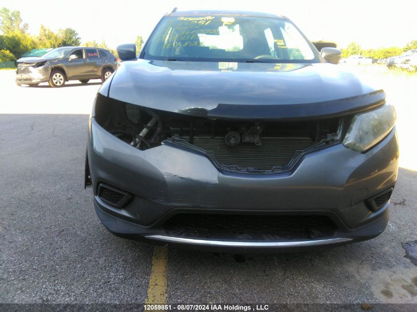 2016 Nissan Rogue S/Sl/Sv VIN: 5N1AT2MV4GC860372 Lot: 12059851