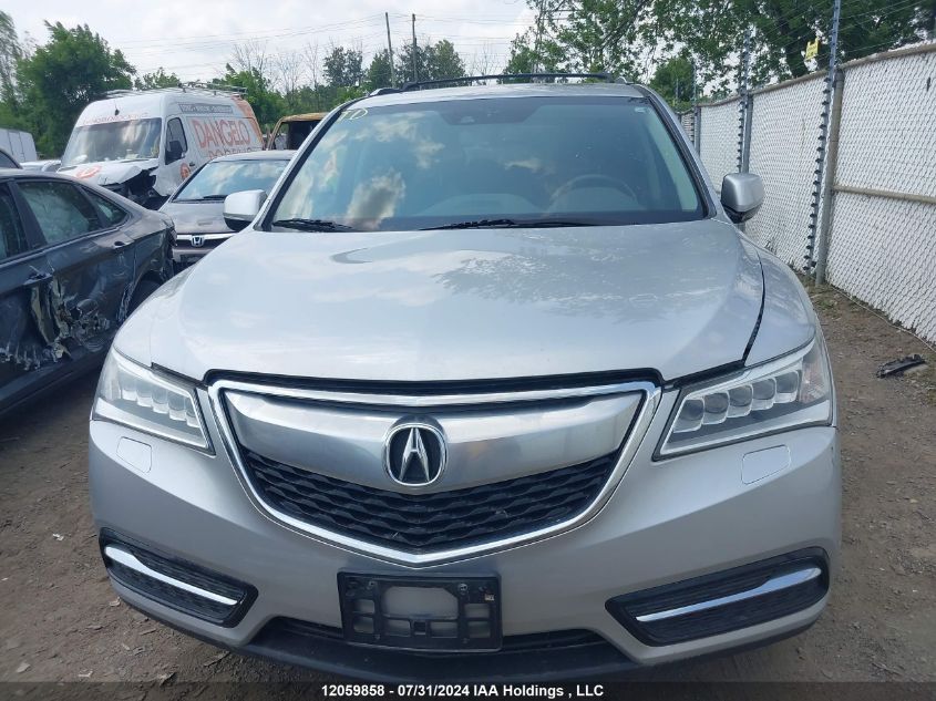 2015 Acura Mdx VIN: 5FRYD4H62FB504114 Lot: 12059858