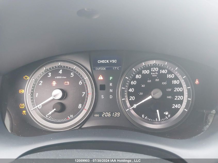 2009 Lexus Es 350 350 VIN: JTHBJ46G892337856 Lot: 12059903