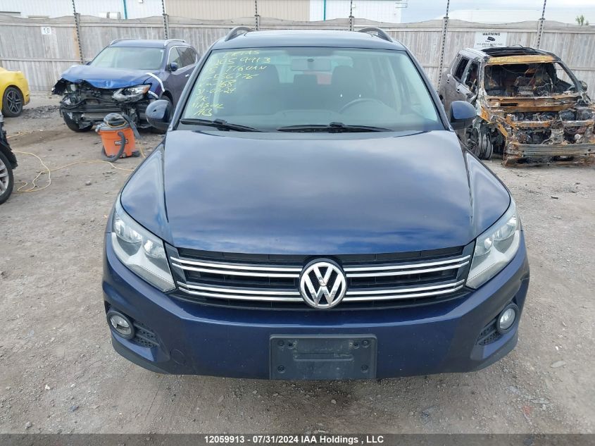 2015 Volkswagen Tiguan S/Se/Sel/R-Line VIN: WVGJV7AX6FW556776 Lot: 12059913